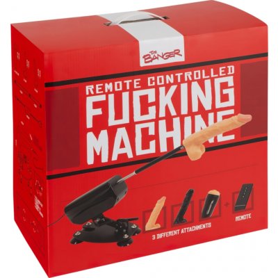 Banger Sex Machine – dvojitý stroj se 2 dildy a umělou vaginou – Zboží Dáma