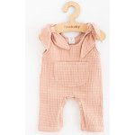 New Baby Kojenecké mušelínové lacláčky Comfort clothes růžová – Zboží Mobilmania