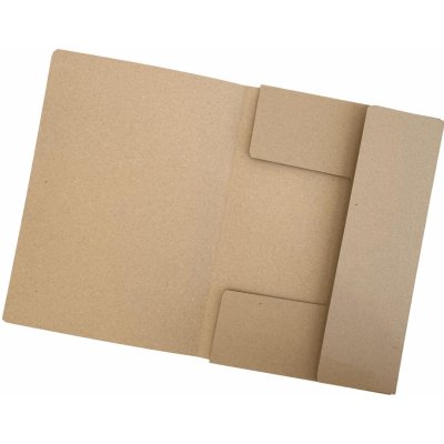 HIT Office Papírové desky se třemi chlopněmi - A4, hnědé, 1 ks – Zboží Dáma