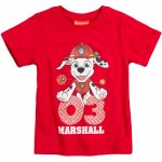 Chlapecké tričko PAW PATROL MARSHALL červená – Sleviste.cz
