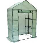 Chomik s policemi 140 x 73 x 200 cm zelená – Sleviste.cz