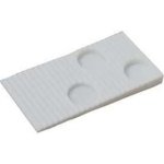 TOPTRADE klínek montážní, plastový, 60 x 30 x 6 mm, balení 20 ks – Hledejceny.cz