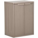 Omaxi Skříň hnědá 65 x 45 x 88 cm PP vzhled dřeva 768082 – Hledejceny.cz