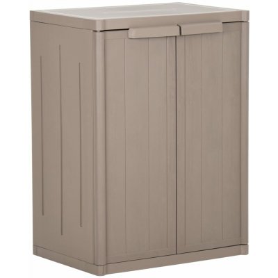 Omaxi Skříň hnědá 65 x 45 x 88 cm PP vzhled dřeva 768082 – Hledejceny.cz
