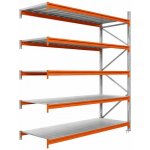 Majster Regál Longspan 200 x 150 x 80 4 police pozink oranžová – Hledejceny.cz