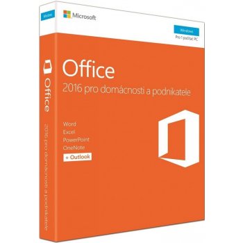 Microsoft Office 2016 pro domácnosti a podnikatele All Lng, T5D-02316, druhotná licence