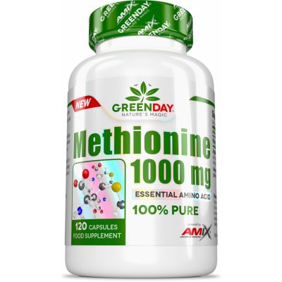 Amix Green Day Methionine 1000 mg 120 kapslí – Hledejceny.cz