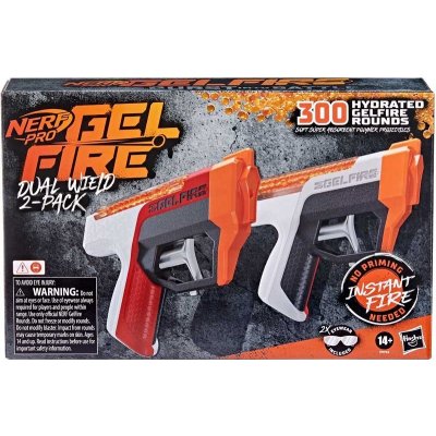 NERF GELFIRE DUAL WIELD - 2 pistole na gelové kuličky, F9712 – Zboží Mobilmania