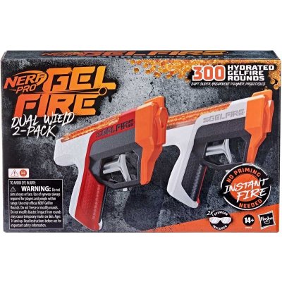 NERF GELFIRE DUAL WIELD - 2 pistole na gelové kuličky, F9712 – Zbozi.Blesk.cz