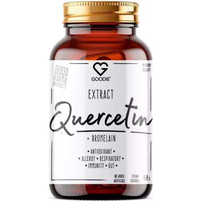 Goodie Quercetin + Bromelain Kvercetin a Bromelain kapsle 60 kapslí – Hledejceny.cz