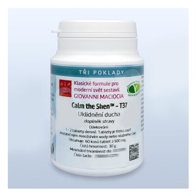 Giovanni Maciocia T37 Uklidnění ducha Calm the Shen 60 tablet – Hledejceny.cz