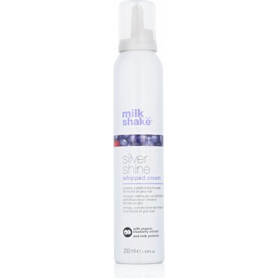 Milk Shake Silver Shine Whipped Cream bezoplachový kondicionér nivelující žluté tóny 200 ml – Hledejceny.cz