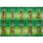 Číslice"1" na dveře 100mm bronz – Sleviste.cz