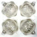 Irisa Mrazivá elegance Skleněné vánoční koule 7 cm s ledovým efektem sada 4 ks Velikost: 7 cm Balení: 4ks Barva: čirá – Zboží Dáma