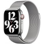 Apple Watch 45mm Stříbrný milánský tah MTJR3ZM/A – Hledejceny.cz