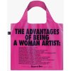 Nákupní taška a košík LOQI GUERRILLA GIRLS The Advantages Of Being A Woman Artist