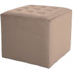 SIGNAL Taburet LORI velvet béžová – Sleviste.cz