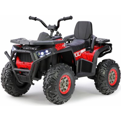 andos Dětská elektrická čtyřkolka X-MAX 607 Spider 24V/400W, červená – Zboží Dáma