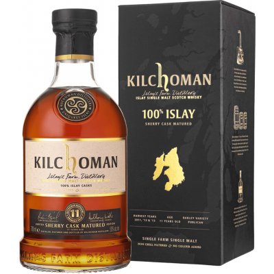 Kilchoman 100% Islay Sherry Cask 11y 50% 0,7 l (karton) – Hledejceny.cz