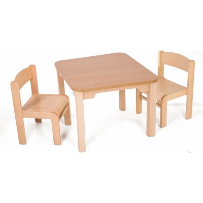 Hajdalánek Dětský stolek Maty + židličky Luca buk / buk – Zboží Mobilmania