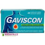 GAVISCON POR 250MG/133,5MG/80MG TBL MND 48 – Zboží Mobilmania