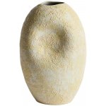 Kave Home Žlutá keramická váza Medira 32cm – Hledejceny.cz