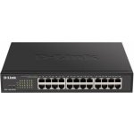 D-Link DGS-1100-24PV2/E D-Link DGS-1100-24PV2 24-Port PoE Gigabit Smart Managed Switch, 12x PoE, PoE budget 100W, fanless – Zboží Živě