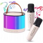 MINI KARAOKE SADA 2 MIKROFONY + BEZDRÁTOVÝ REPRODUKTOR PRO DĚTI – Zboží Mobilmania