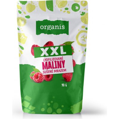 Organis Maliny sušené mrazem XXL 90 g – Sleviste.cz