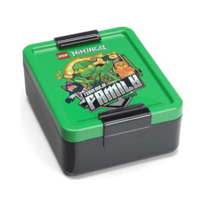 LEGO Ninjago box na svačinu zelená – Zboží Dáma