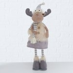 BOLTZE Vánoční figura sob Malmy 1ks 18x16x58cm Holka – Zboží Dáma