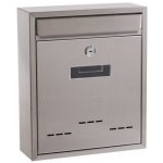 POŠTOVNÍ SCHRÁNKA NEREZ 31X26X9CM 973 LEVIOR – HobbyKompas.cz