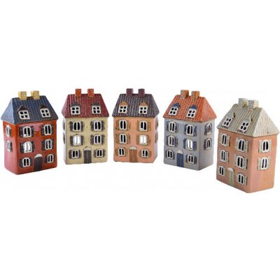 Ego Dekor Keramický domeček na čajovou svíčku FREYA, svícen DOMEČEK NA NÁMĚSTÍ, barva: hnědá/béžová/šedá/sv. růžová/tm. růžová, výška: 22cm|MyScandi - béžová krémová – Zboží Dáma Ego Dekor Keramický domeček na čajovou svíčku FREYA, svícen DOMEČEK NA NÁMĚSTÍ, barva: hnědá/béžová/šedá/sv. růžová/tm. růžová, výška: 22cm|MyScandi - béžová krémová – Zboží Dáma