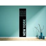 WALLVINIL Samolepky na zeď - Pruh New York Barva: Šedá střední, rozměry 250x59 cm – Hledejceny.cz