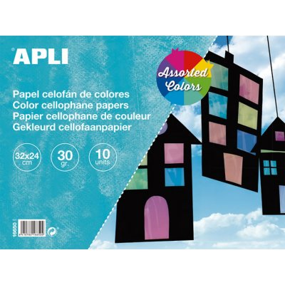 APLI Celofánová folie 30 g mix barev – Zboží Mobilmania