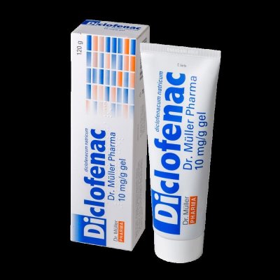 DICLOFENAC DR. MÜLLER PHARMA DRM 10MG/G GEL 1X120G I – Zboží Mobilmania