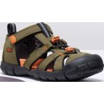 Keen Seacamp II Cnx Youth dark olive/gold flame – Sleviste.cz