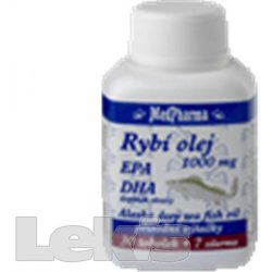 MedPharma Rybí olej 1000 mg + EPA + DHA 107 kapslí