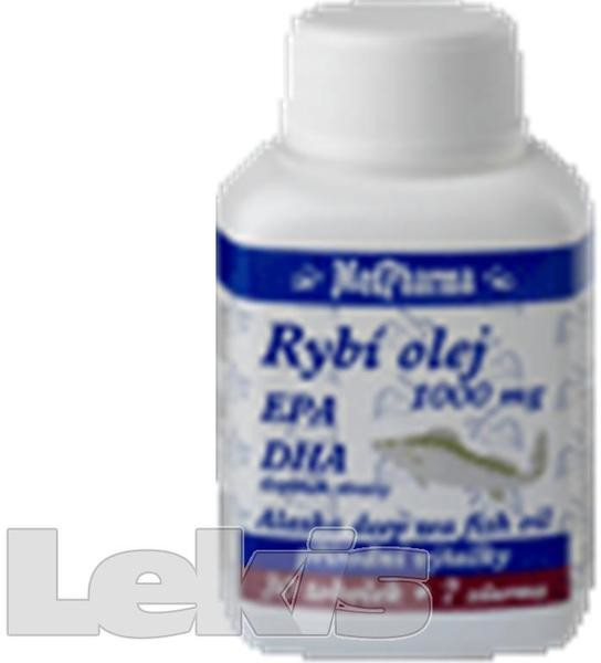 MedPharma Rybí olej 1000 mg + EPA + DHA 107 kapslí