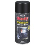 HB BODY bumper textura - Texturovaná barva na plasty ve spreji černá, 400ml – Zbozi.Blesk.cz