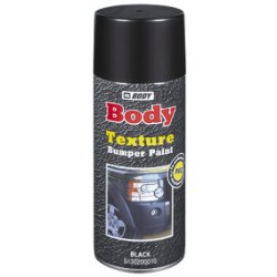 HB BODY bumper textura - Texturovaná barva na plasty ve spreji černá, 400ml