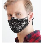 Bloch rouška antibakteriální strečová pro dospělé A005A černobílá – Hledejceny.cz