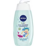 Nivea Dětský sprchový gel a šampon 2 v 1 s jablečnou vůní 2 in Shower & Shampoo 500 ml – Hledejceny.cz