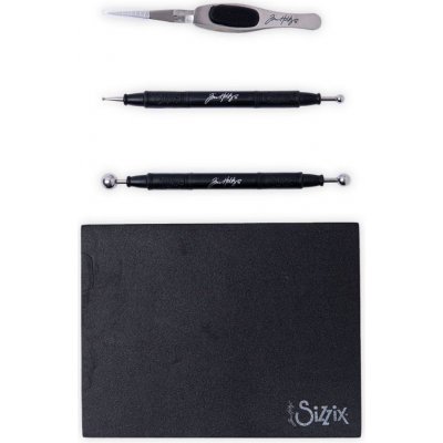 Sizzix Pomůcky pro tvoření z papíru Tim Holtz sada (4ks) – Sleviste.cz