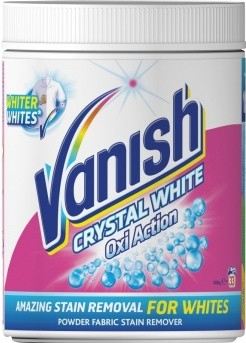 Vanish Oxi Action Crystal White tekutý odstraňovač skvrn na bílé prádlo 1 l  od 91 Kč - Heureka.cz