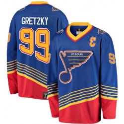 Fanatics Dres St. Louis Blues Wayne Gretzky #99 Premier Breakaway Retired Player Jersey