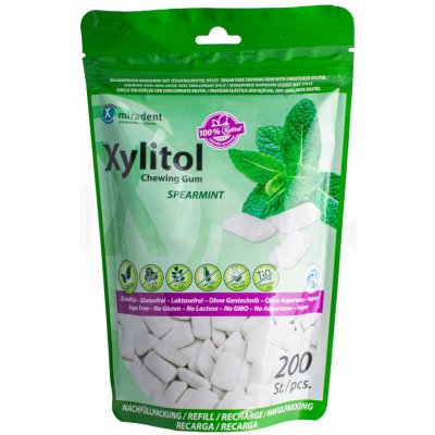 Miradent Xylitol spearmint 200 g – Zboží Dáma