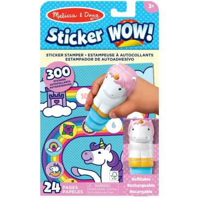 Melissa & Doug Sticker Wow! Jednorožec – Zboží Mobilmania