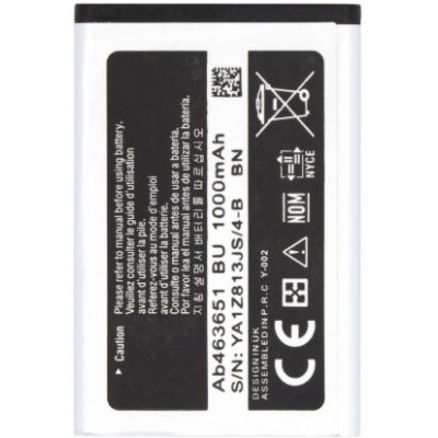 Samsung baterie AB463651BE Li-Ion 1000mAh (OEM) | Zboží Auto
