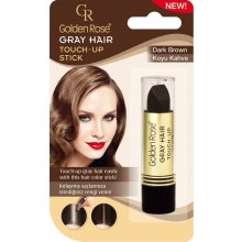 Golden Rose Gray Hair Touch Up Stick barvící korektor na odrostlé a šedivé vlasy 02 Dark Brown 5,2 g